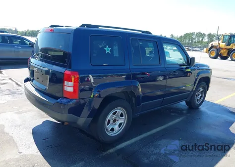 2016 Jeep Patriot Sport from USA, damaged, VIN 1C4NJPBA3GD678553